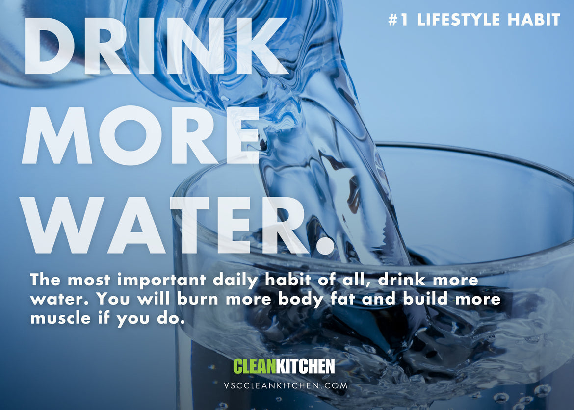 #1 Lifestyle Habit: Drink more water