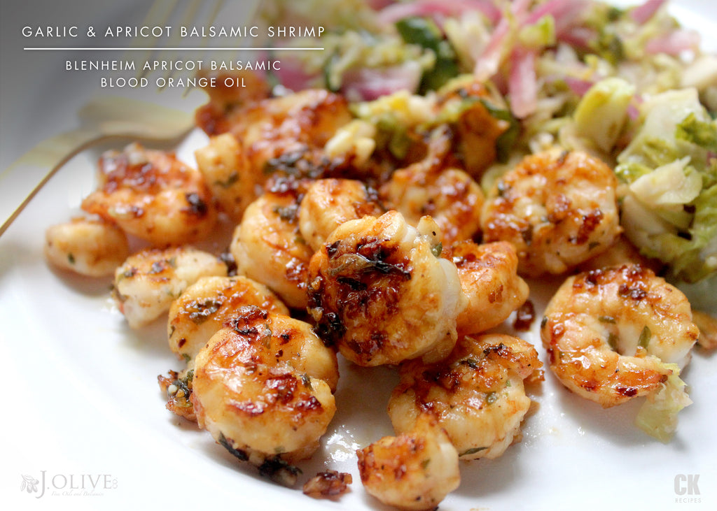 Garlic & Apricot Balsamic Shrimp