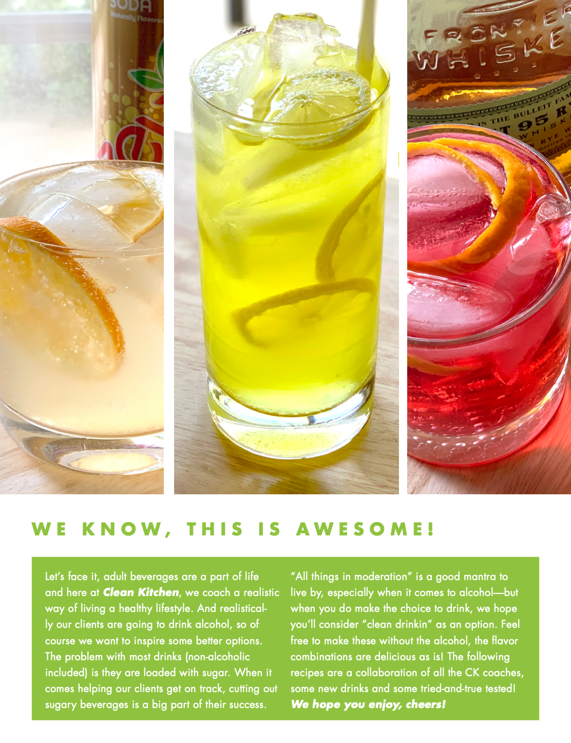 Clean Kitchen's Clean Drinkin eBook