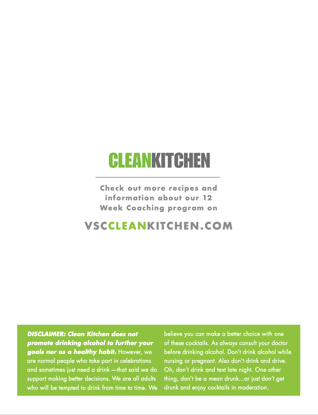 Clean Kitchen's Clean Drinkin eBook