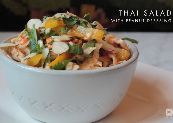Thai Salad with Peanut Dressing