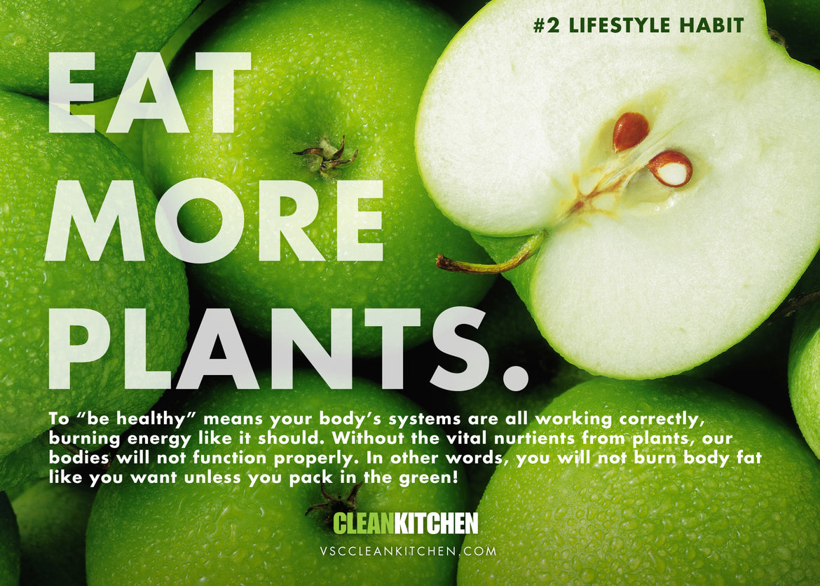 #2 Lifestyle Habit: Eat more plants!