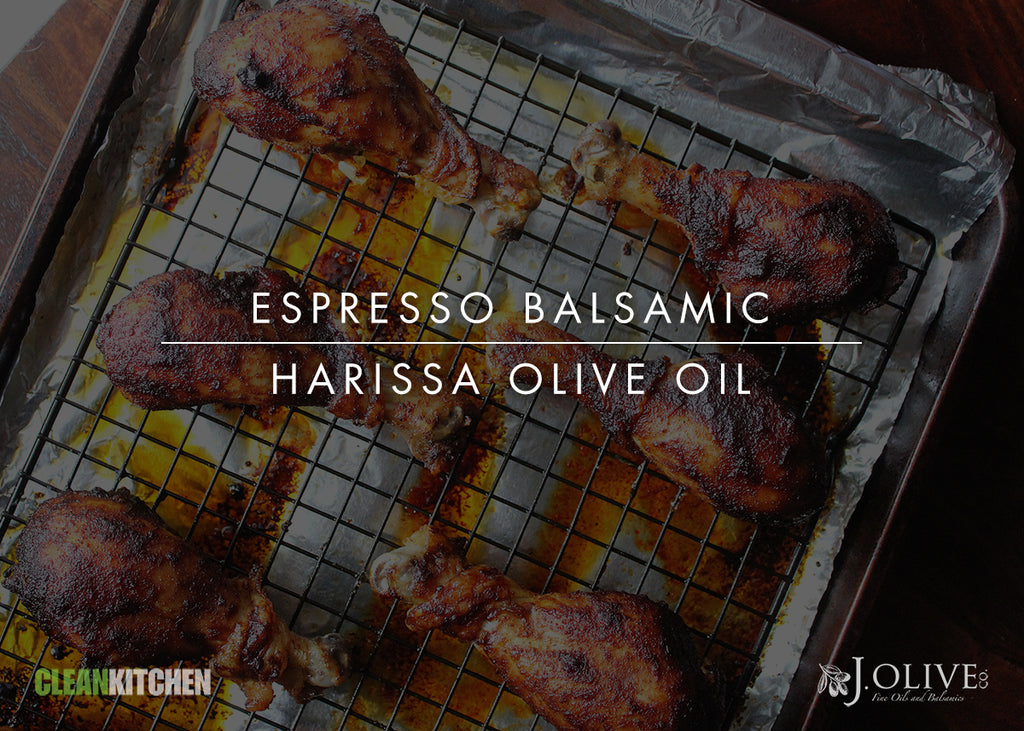 Espresso Balsamic + Harissa Olive Oil
