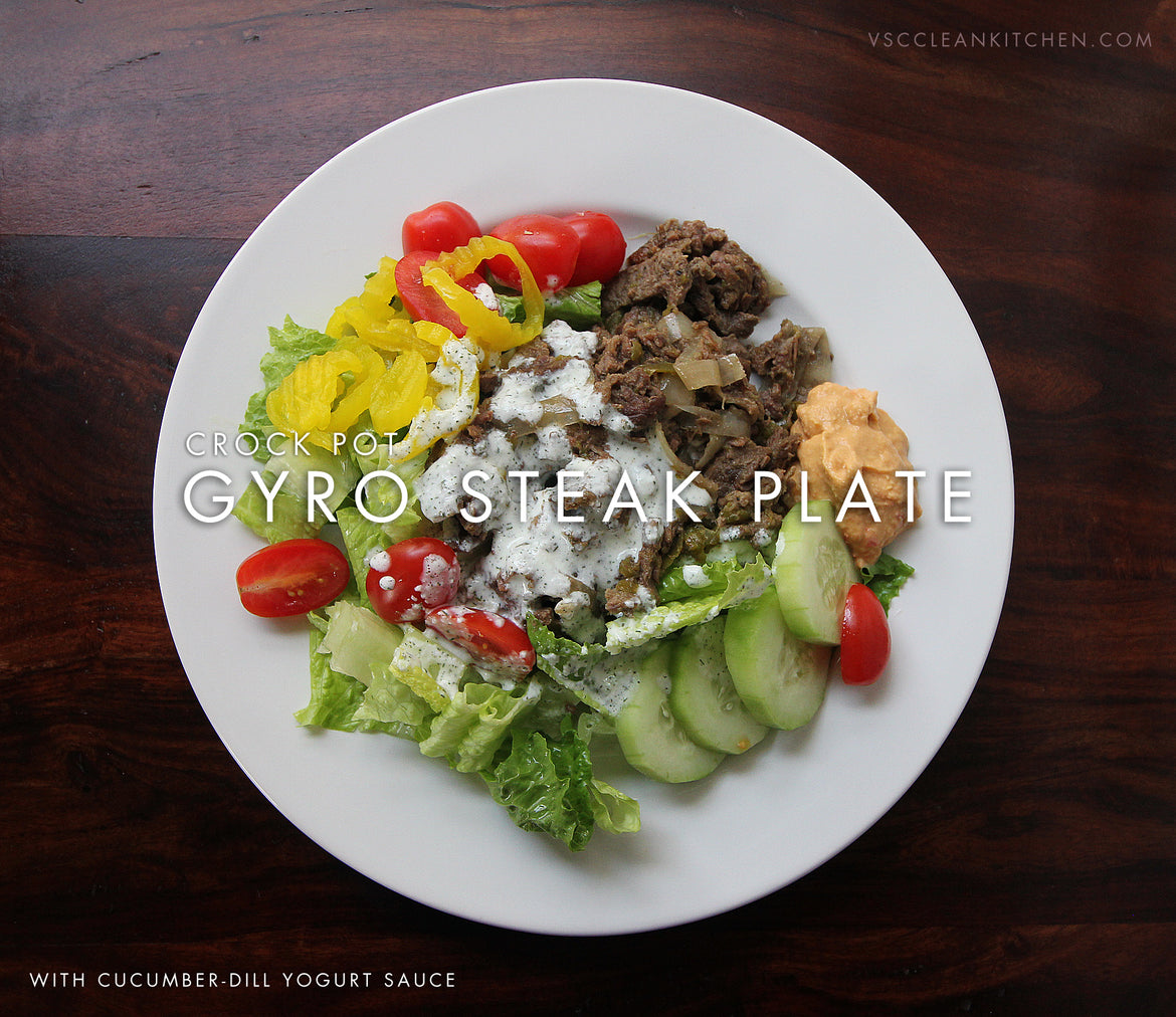 Crock Pot Gyro Steak